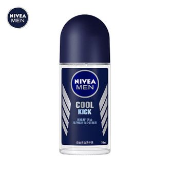 妮维雅/Nivea  男士海洋酷爽爽身走珠液50ml 夏季运动跑步健身抑汗香体腋下止汗露滚珠香水
