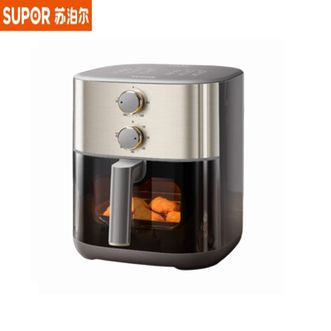 苏泊尔（SUPOR）  空气炸锅KJ60D871【机械款】6L大容量多功能煎炸锅无油低脂电炸锅蒸汽嫩炸透明可视智能炸锅