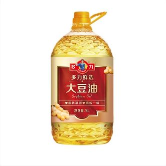 多力  鲜选大豆油5L  一级品质 家用佳选