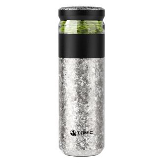 特美刻（TOMIC）  茶水分离保温杯男茶杯水纯钛水杯子养生焖茶杯泡茶年会礼品杯520ml TW60182Ti