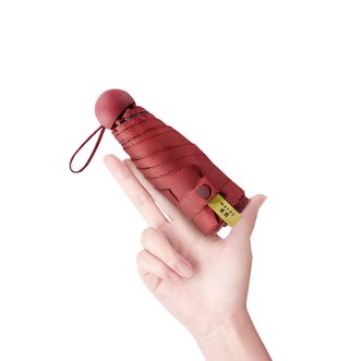 美度 MAYDU 超轻五折迷你胶囊伞太阳伞 防晒防紫外线遮阳伞 小巧便携两用晴雨伞