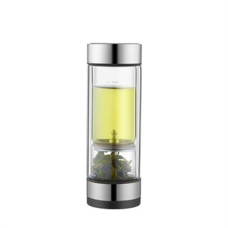 苏泊尔/Supor  泡茶杯茶水分离玻璃茶具商务办公室茶杯喝茶杯 KC36JH10/伯爵黑GT