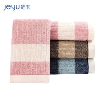 洁玉/jeyu  毛巾吸水速干柔软亲肤男女儿童加厚洗脸巾浅暖毛巾-单条装