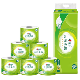 心相印  四层立体压花卷筒卫生纸BT5410