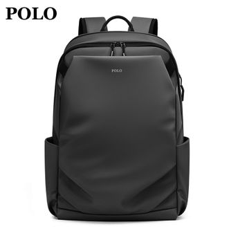 Polo  商务大容量多功能出差见客户双肩包男士旅行背包书包17.3英寸电脑包 PAS12024