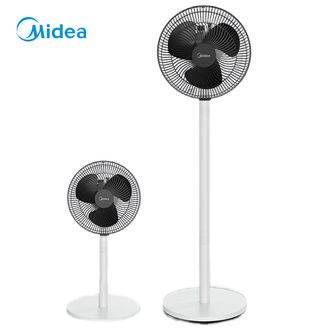 美的（Midea）电风扇 落地扇 家用三叶立式挡风节能循环通风四季风扇宿舍卧室空调伴侣转页扇 SAG25CA