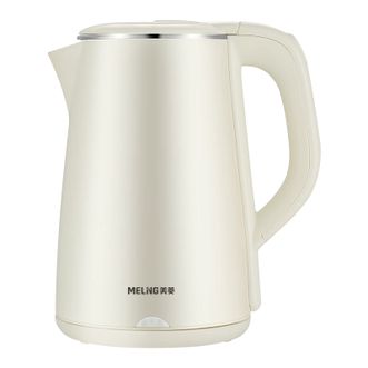 美菱  电热水壶  MH-P1822  304不锈钢1.8L容量双层防烫