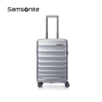 新秀丽/Samsonite  可扩展拉杆箱 线条设计 万向轮密码行李箱 20英寸（NW9*09001）绚丽银