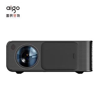爱国者aigo投影仪H90家庭影院3400流明巨亮4K超清解码AI智能语音5G双频WIFI6