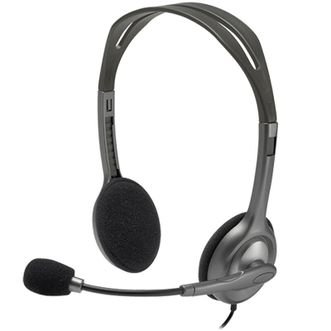 罗技/Logitech  H111多功能头戴式耳机耳麦有线 3.5mm有线耳机