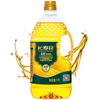 长寿花 金胚玉米油 1L 食用油 非转基因压榨一级