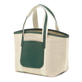 瑞制-帆布包包-女2023新款棉麻托特包上课单肩手提包通勤包-RZ-5031红色/绿色