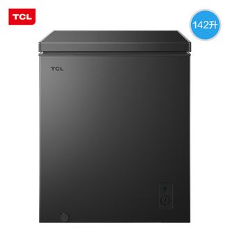 TCL 142升低霜节能冷柜一级能效小型冰柜38分贝低音宽幅变温顶开卧式家用冷藏冷冻转换冷柜BD/BC-142FQD
