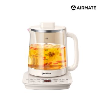 艾美特/Airmate  1.8L 养生壶 电热水壶 加厚玻璃 1800ml大容量 不锈钢发热盘 24H智能预约电水壶保温花茶壶烧水壶 CS0915