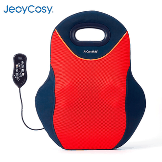 践程JeoyCosy  办公室家用车载按摩靠枕按摩垫电动揉捏热敷腰肌劳损肩颈椎背部按摩器 插电款