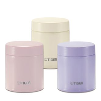 虎牌（TIGER）   保温杯多功能真空杯不锈钢保温汤焖烧杯 500ml 淡粉色/浅紫色/米白色 （下单颜色请备注）