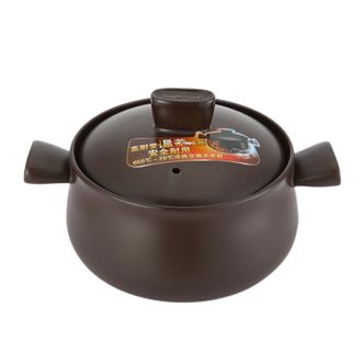 苏泊尔（SUPOR）陶瓷锅 砂锅陶瓷煲新陶养生煲煲仔饭煲汤锅浅汤煲炖锅 2.5L TB25A1