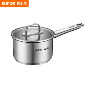 苏泊尔(SUPOR)   奶锅304不锈钢热牛奶锅小汤锅电磁炉燃气通用 ST16WA1- 16cm