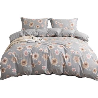 多喜爱/Dohia  床品四件套全棉优选抗菌套件40支高密纯棉抗菌芳华伊人被套床单枕套适用1.5/1.8米床