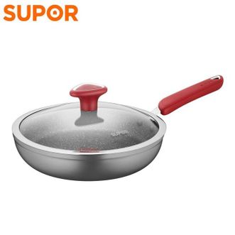 苏泊尔（SUPOR）  火红点聚油煎锅 星星石系列28cm 平底锅不粘锅火红点聚油煎锅电磁炉燃气通用 PJ-28W8