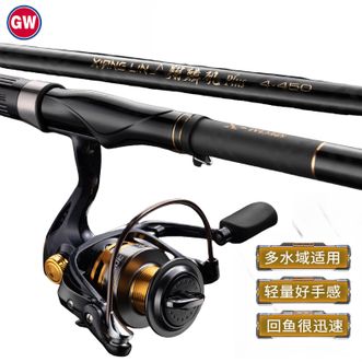 光威（GW）  翔麟矶PLUS手海两用矶竿套装 3.6m3号翔麟矶PLUS+渔轮+配件