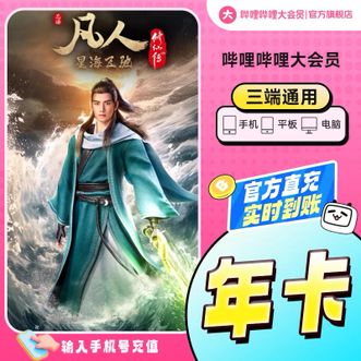 哔哩哔哩  B站 vip大会员 十二个月