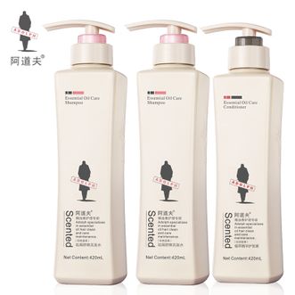 阿道夫祛屑舒爽洗发水420ml*2+护发素420ml 香氛洗护套装男士女士通用