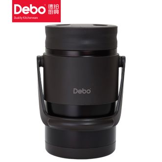 德铂（Debo）  德维特保温饭盒学生保温餐盒2.2L大容量上班族便当分层饭桶