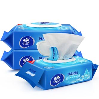 维达  纯水湿巾(80片)*3包