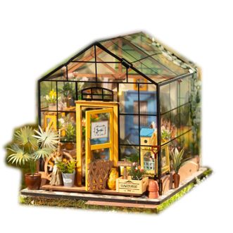 若来  DIY小屋玩具模型  凯西的花房 成人积木玩具 拼装模型摆件