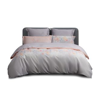 水星家纺  茜影灵动纯棉四件套200×230cm 122998