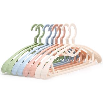 南极人（Nanjiren）  防滑加宽无痕晒衣架 20只装（颜色随机）