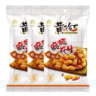 黄飞红   麻辣花生 110gx3袋