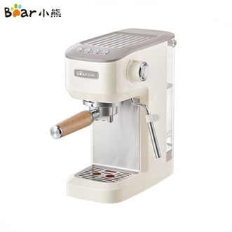小熊/Bear  咖啡机KFJ-N12V1 半自动咖啡机 家用小型意式浓缩15Bar泵压式 手动打奶泡
