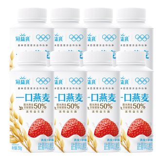 蒙牛  冠益乳 燕麦草莓味酸奶250g*8瓶