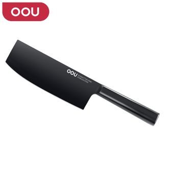 OOU  黑刃系列女款刀具 家用厨房不锈钢菜刀切片刀切肉刀具 UC3910
