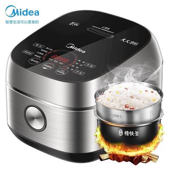 美的/Midea  低糖低卡电饭煲4L金属机身立体IH大火加精铁釜内胆MB-40LS60