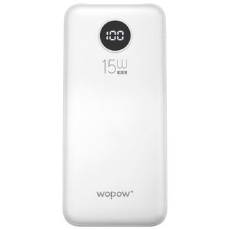 沃品/WOPOW  口袋充电宝  小巧便携自带双线移动电源  10000mAh  L27  白色