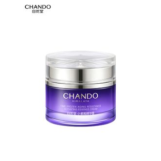 自然堂/Chando  凝时鲜颜肌活修护小紫瓶精华霜55g