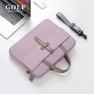 高尔夫GOLF 电脑包男女14英寸苹果笔记本电脑包手提单肩斜挎包轻便防泼水 D112971
