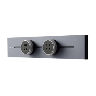 飞利浦/Philips  明装轨道插座可移动轨道导轨插座滑动排插 SPN7042B/93 灰色、黑色