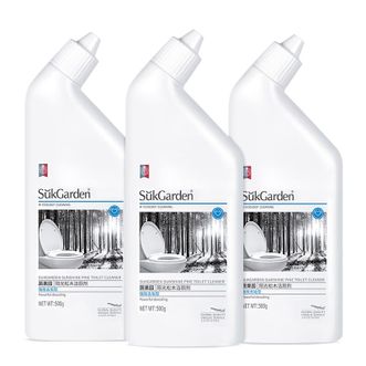 蔬果园/SukGarden  洁厕灵马桶清洁剂500g*3瓶除垢去黄杀菌抑菌除味洁厕液阳光松木香味