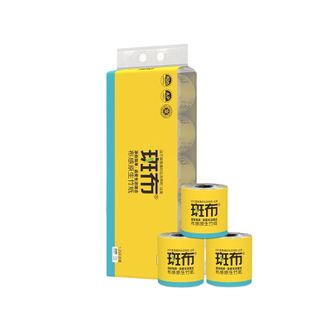 斑布  有芯有膜卷纸3层125g*10卷BCJ125A10