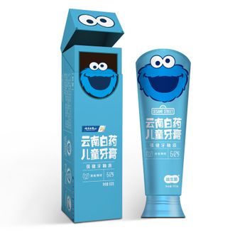 云南白药  益生菌儿童牙膏含氟防蛀 （6-12岁）清香薄荷 60g