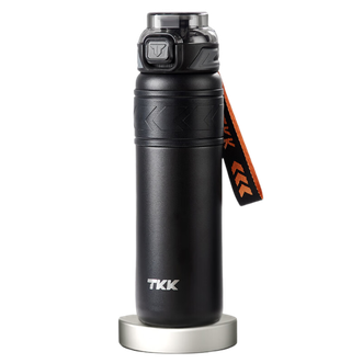 TKK  迈越保温杯 保温杯运动水杯大容量弹盖泡茶杯900ml玄铁黑 TKK2025
