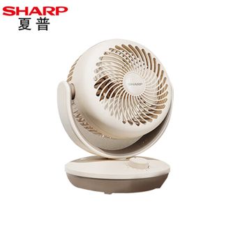 夏普/Sharp  电风扇空气循环扇家用台扇低噪电风扇摇头涡轮对流大风力办公室宿舍桌面风扇节能小风扇 PJ-CA125C-T