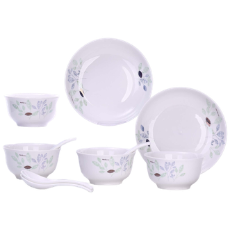 爱依瑞斯.ARIS  清新怡人10头中式陶瓷餐具AS-DF10A16