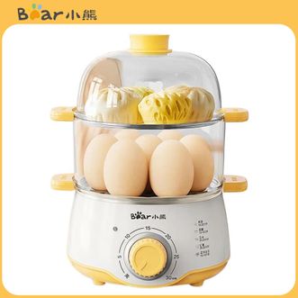小熊/Bear  煮蛋器  蒸蛋器   自动断电 双层蒸锅 可蒸14个蛋  ZDQ-C14F3