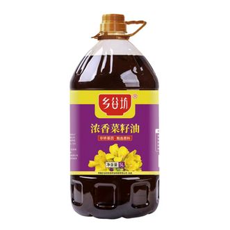 乡谷坊  浓香菜籽油5L 非转基因优质油菜籽炒菜食用油家庭大桶装