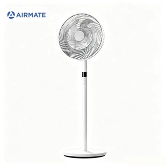 艾美特/Airmate  电风扇家用风扇节能省电台式大风可摇头遥控卧室白色遥控款14寸 FS35-SR101